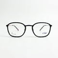 ABC Unisex Full Rim Square Eyeglass Frame – Black | Lightweight Optical Glasses Frame
